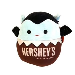 Squishmallow Patricia Dracula 7.5" Plush Hershey Chocolate Bar Halloween
